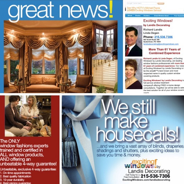 Exciting Windows! by Landis Decorating DOYLESTOWN, PA