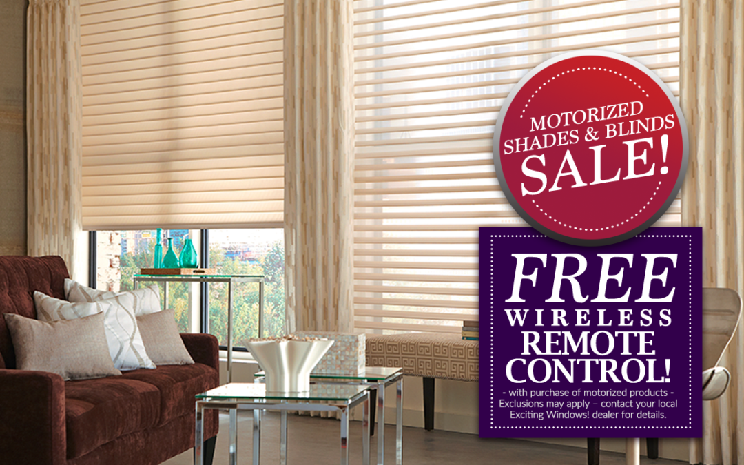 Effortlessly-controlled SMART Motorized Shades and Blinds Make YOU the Boss, WHEREVER You Are!